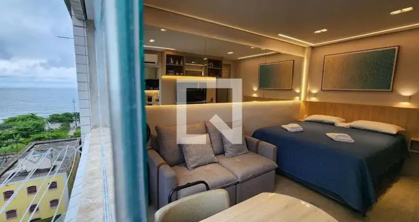 Kitnet / Stúdio para Aluguel - Embaré, 1 Quarto,  20 m² - Santos