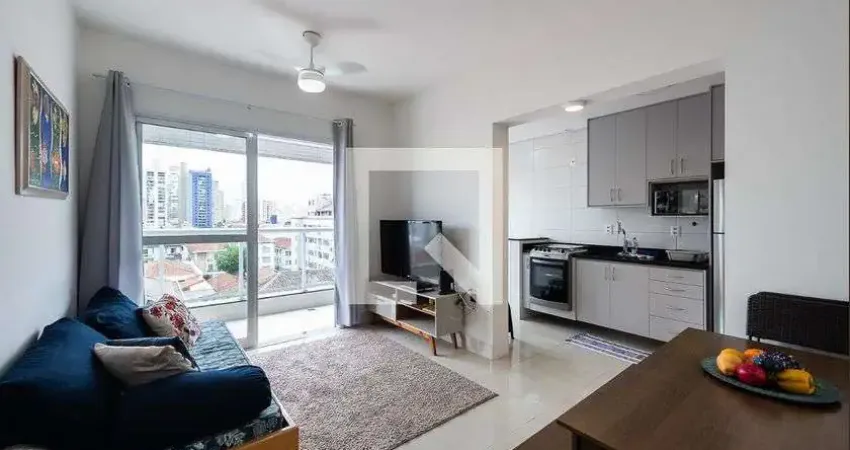 Apartamento para Aluguel - Embaré, 1 Quarto,  52 m² - Santos