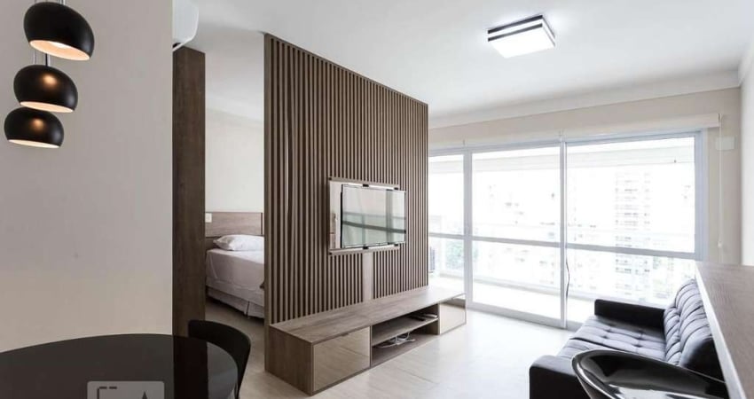 Kitnet / Stúdio para Aluguel - Brooklin, 1 Quarto,  50 m² - São Paulo