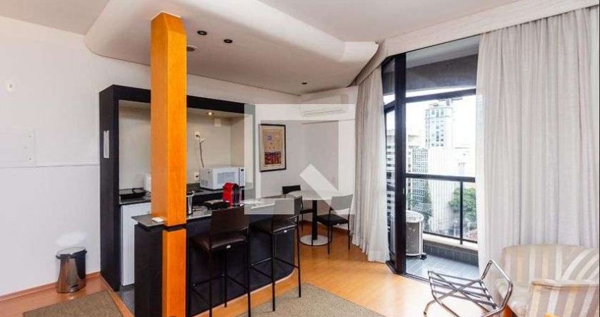 Kitnet / Stúdio para Aluguel - Itaim Bibi, 1 Quarto,  42 m² - São Paulo