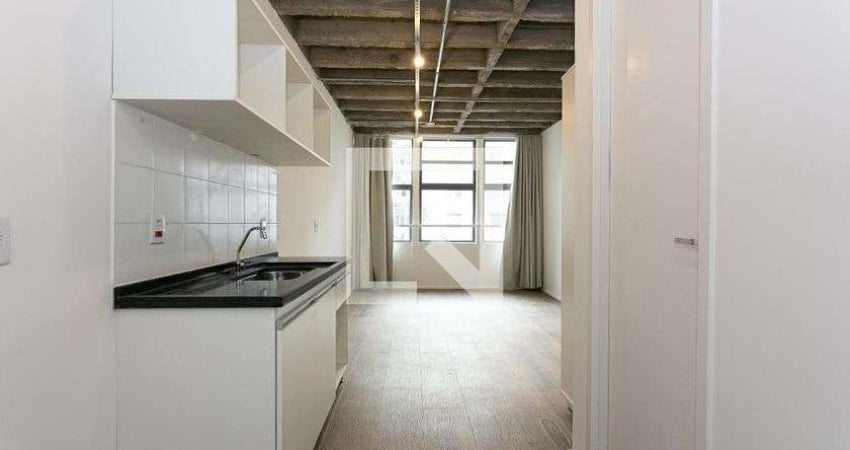 Kitnet / Stúdio para Aluguel - Centro, 1 Quarto,  27 m² - São Paulo
