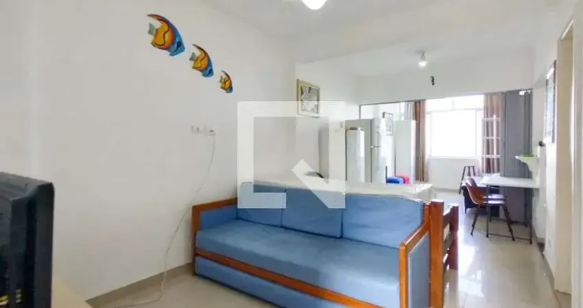 Kitnet / Stúdio para Aluguel - Guilhermina, 1 Quarto,  49 m² - Praia Grande