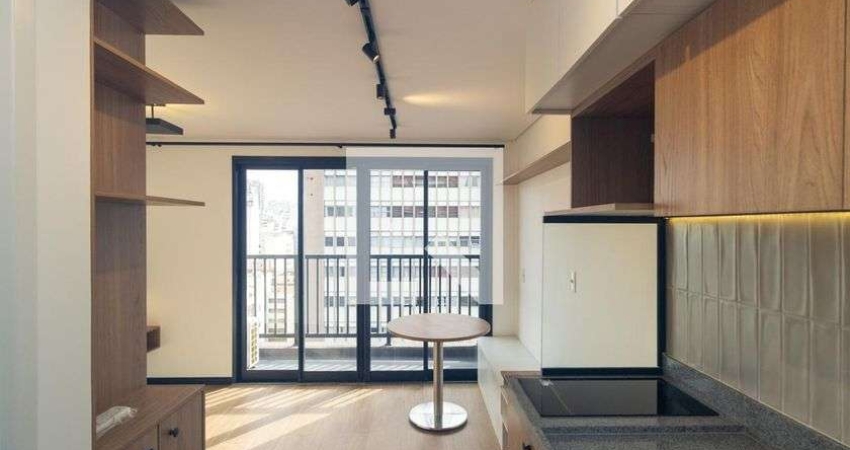 Kitnet / Stúdio para Aluguel - Santa Cecília, 1 Quarto,  19 m² - São Paulo
