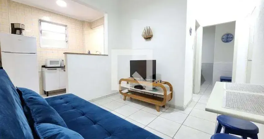 Apartamento para Aluguel - Gonzaga , 1 Quarto,  60 m² - Santos