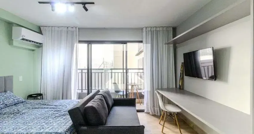 Kitnet / Stúdio para Aluguel - Santa Cecília, 1 Quarto,  27 m² - São Paulo