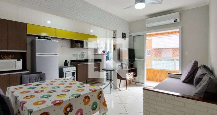 Apartamento para Aluguel - Canto do Forte, 1 Quarto,  50 m² - Praia Grande