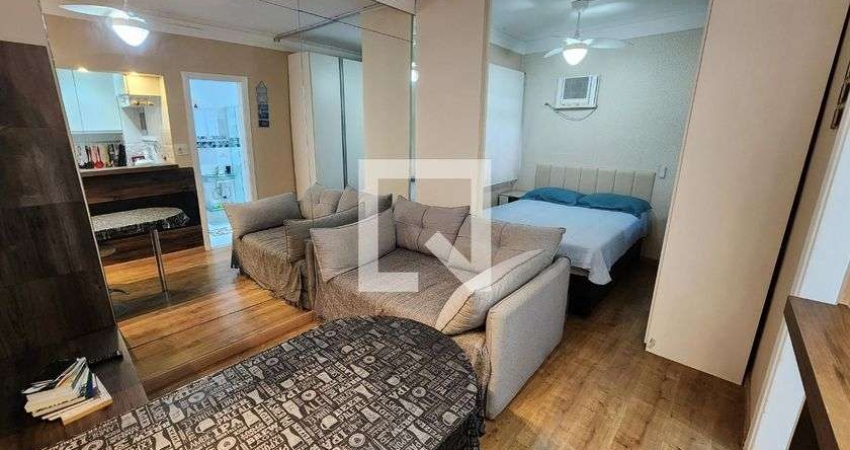 Kitnet / Stúdio para Aluguel - Ponta da Praia, 1 Quarto,  30 m² - Santos