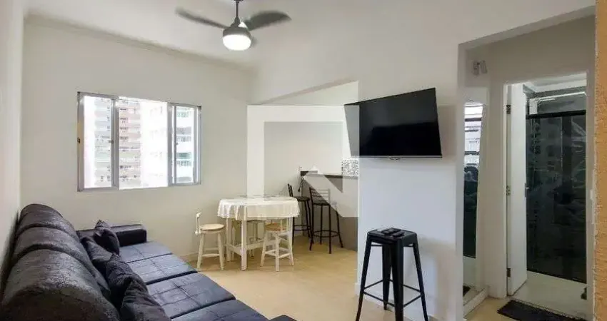 Apartamento para Aluguel - Boqueirão, 1 Quarto,  45 m² - Praia Grande