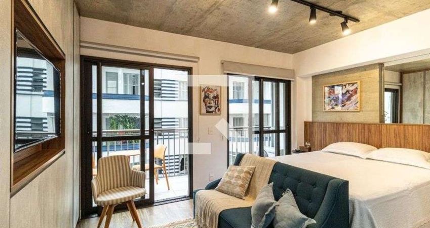 Kitnet / Stúdio para Aluguel - Santa Cecília, 1 Quarto,  34 m² - São Paulo