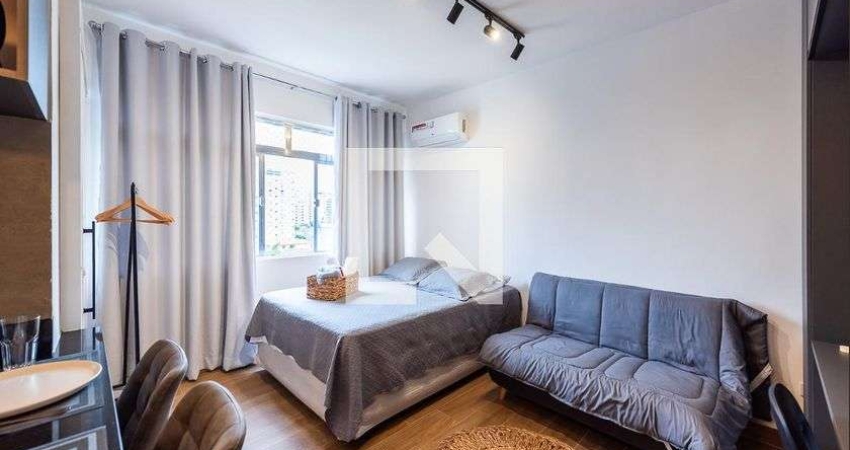Kitnet / Stúdio para Aluguel - Ponta da Praia, 1 Quarto,  32 m² - Santos
