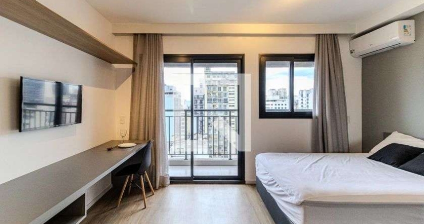 Kitnet / Stúdio para Aluguel - Santa Cecília, 1 Quarto,  27 m² - São Paulo