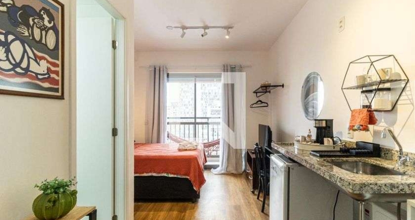 Kitnet / Stúdio para Aluguel - Santa Cecília, 1 Quarto,  21 m² - São Paulo