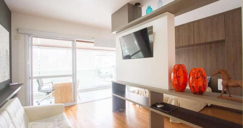 Kitnet / Stúdio para Aluguel - Brooklin, 1 Quarto,  49 m² - São Paulo