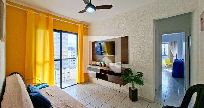 Apartamento para Aluguel - Vila Caiçara, 1 Quarto,  50 m² - Praia Grande