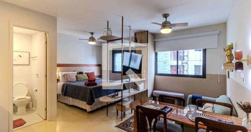 Kitnet / Stúdio para Aluguel - Santa Cecília, 1 Quarto,  27 m² - São Paulo