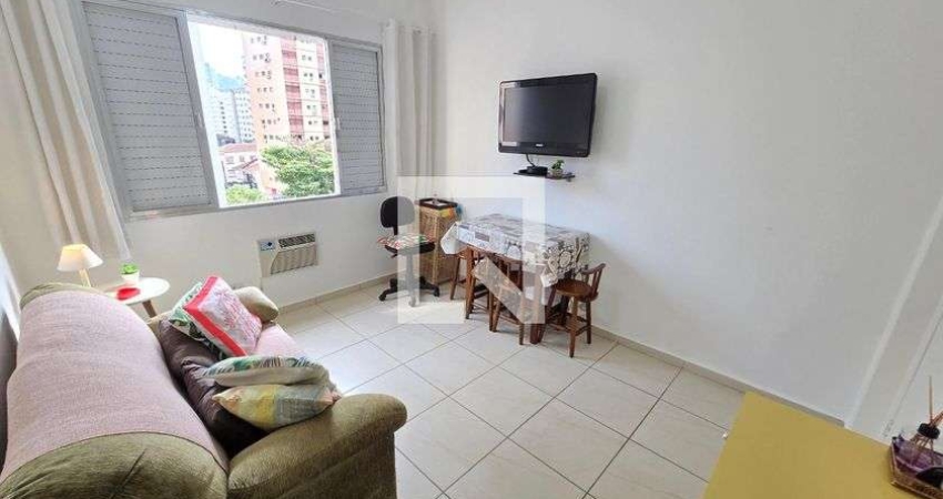 Apartamento para Aluguel - Gonzaga , 1 Quarto,  51 m² - Santos