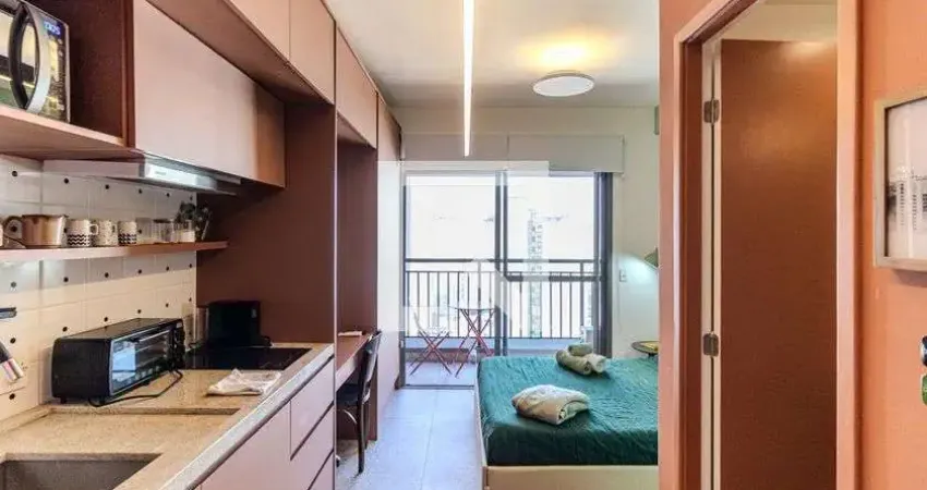 Kitnet / Stúdio para Aluguel - Santa Cecília, 1 Quarto,  27 m² - São Paulo