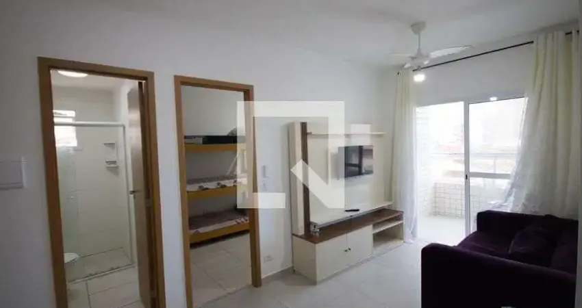 Apartamento para Aluguel - Nova Mirim, 1 Quarto,  45 m² - Praia Grande