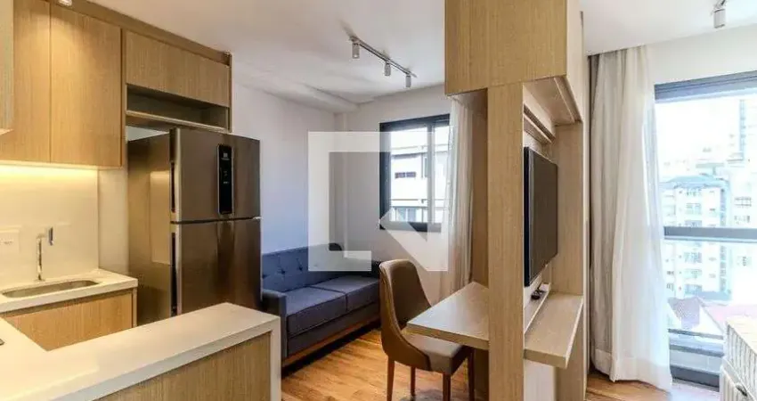 Kitnet / Stúdio para Aluguel - Santa Cecília, 1 Quarto,  26 m² - São Paulo