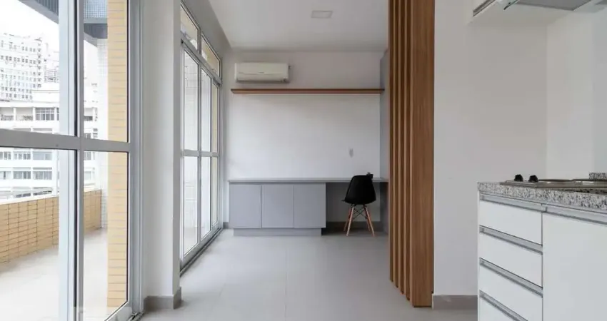 Kitnet / Stúdio para Aluguel - Santa Cecília, 1 Quarto,  42 m² - São Paulo