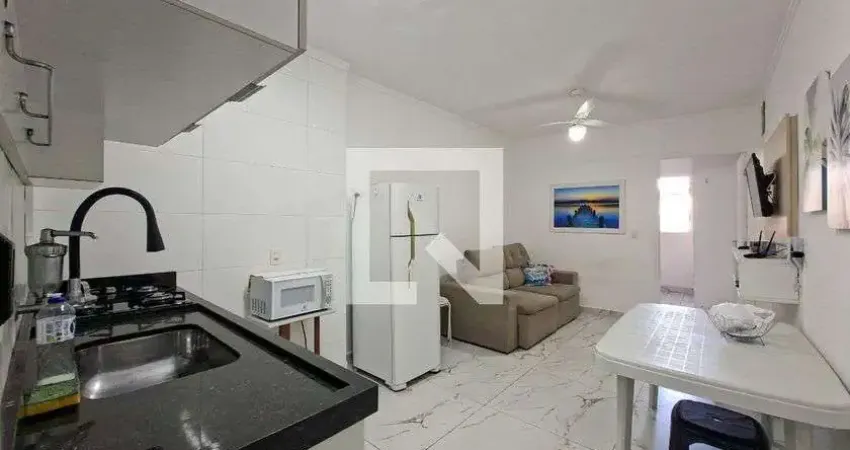 Apartamento para Aluguel - Nova Mirim, 1 Quarto,  50 m² - Praia Grande