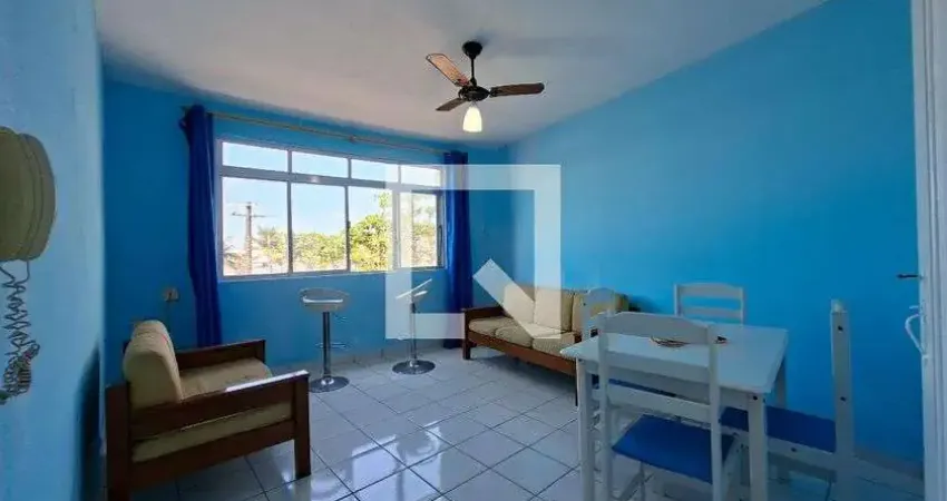Apartamento para aluguel - vila caiçara, 1 quarto, 55 m² - praia grande