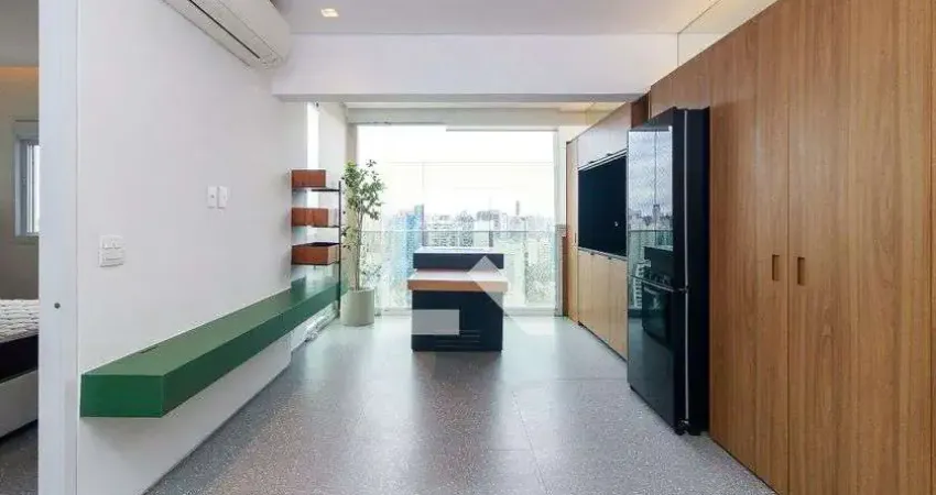 Apartamento para aluguel - brooklin, 1 quarto,  42 m² - são paulo