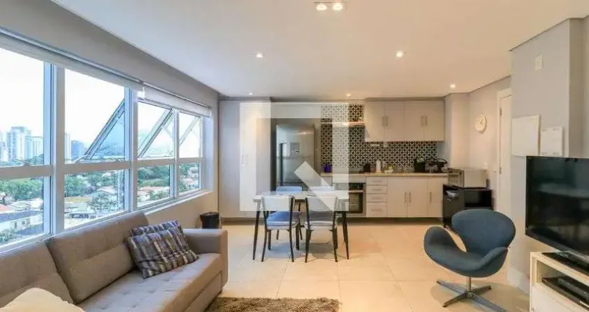 Apartamento para aluguel - brooklin, 1 quarto,  56 m² - são paulo