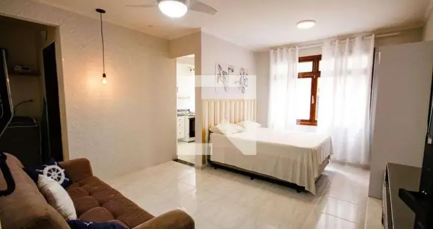 Kitnet / Stúdio para Aluguel - Canto do Forte, 1 Quarto, 45 m² - Praia Grande