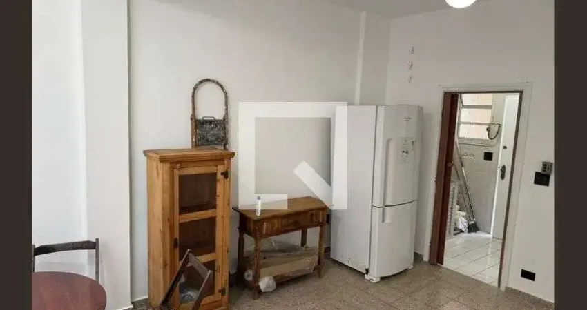 Kitnet / stúdio para aluguel - gonzaga , 1 quarto,  30 m² - santos