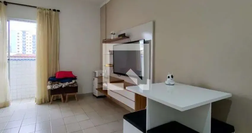 Apartamento para aluguel - canto do forte, 1 quarto, 48 m² - praia grande