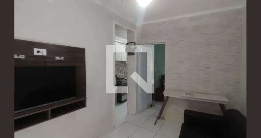 Apartamento para aluguel - aviação, 1 quarto,  45 m² - praia grande