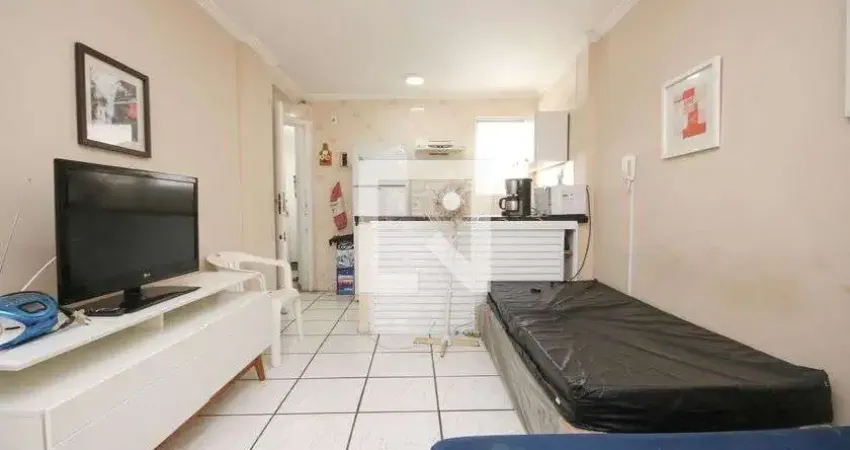 Kitnet / stúdio para aluguel - vila tupi, 1 quarto,  32 m² - praia grande