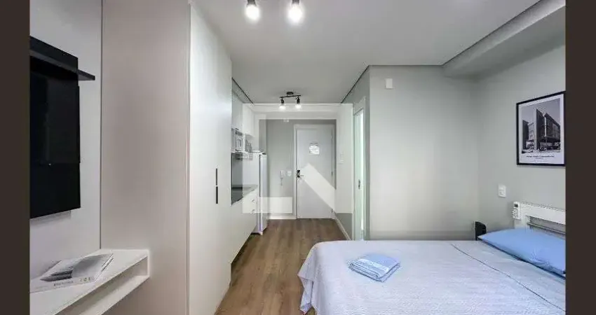 Kitnet / stúdio para aluguel - brooklin, 1 quarto,  25 m² - são paulo