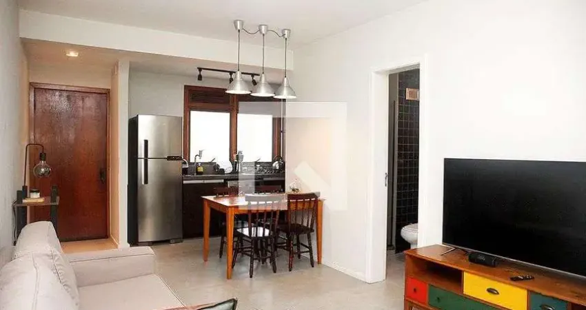 Apartamento para aluguel - centro histórico, 1 quarto,  55 m² - porto alegre