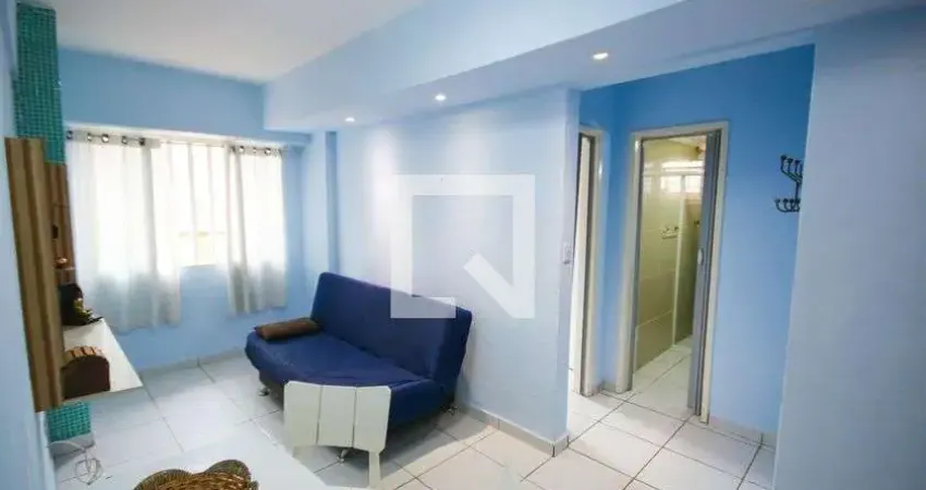 Apartamento para aluguel - cidade ocian, 1 quarto,  58 m² - praia grande