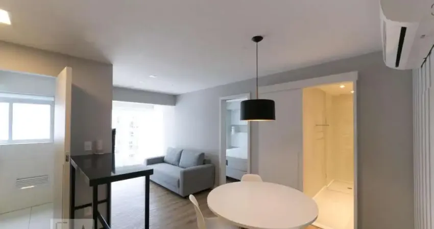 Apartamento para aluguel - campo belo, 1 quarto,  50 m² - são paulo