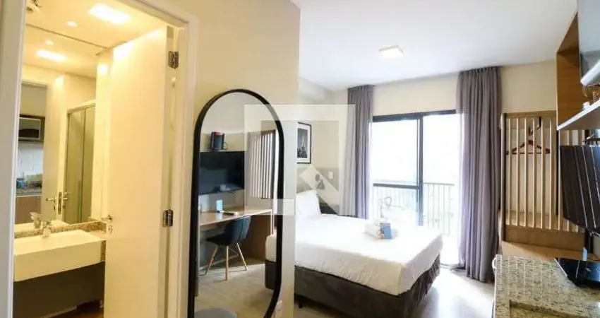 Kitnet / stúdio para aluguel - brooklin, 1 quarto,  22 m² - são paulo