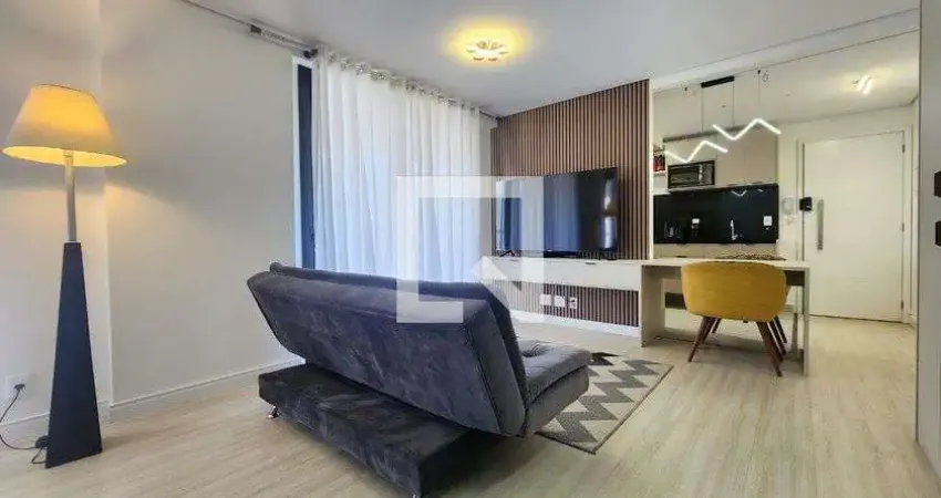 Apartamento para aluguel - ponta da praia, 1 quarto,  57 m² - santos