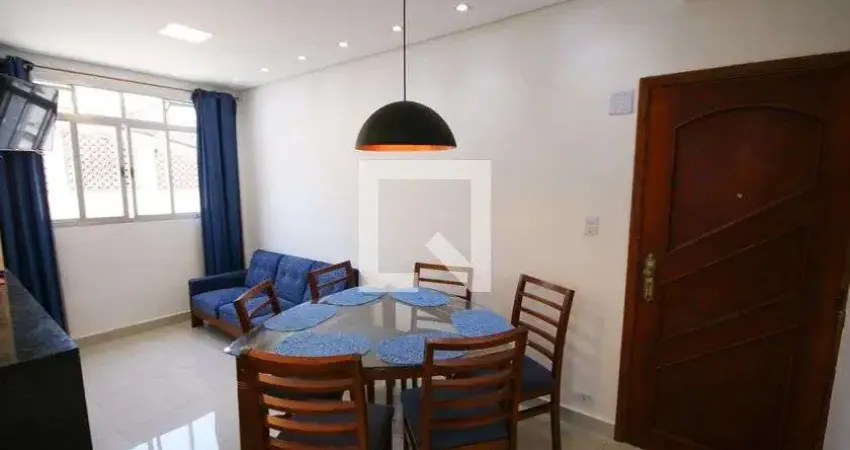Apartamento para aluguel - boqueirão, 1 quarto,  44 m² - praia grande