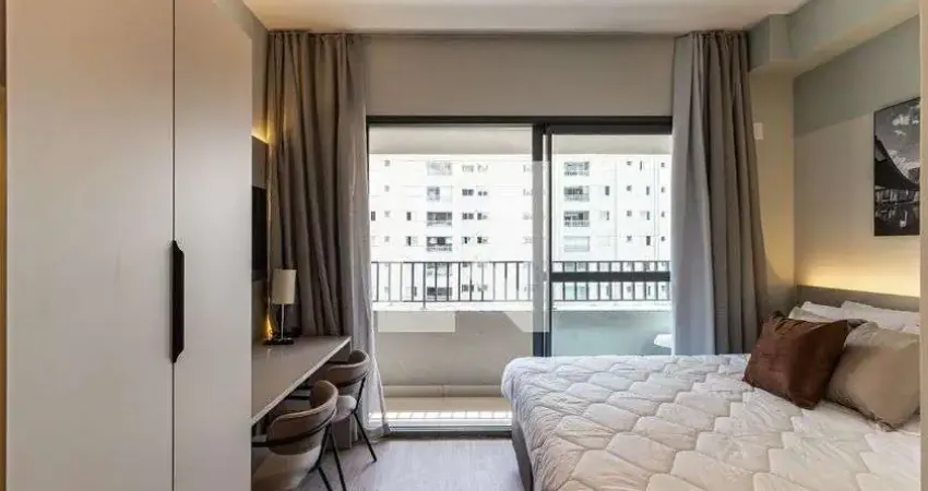 Kitnet / stúdio para aluguel - brooklin, 1 quarto,  26 m² - são paulo