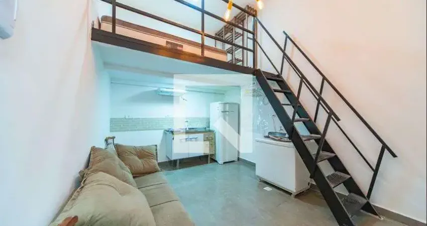 Kitnet / stúdio para aluguel - jardim guilhermina, 1 quarto,  28 m² - santo andré