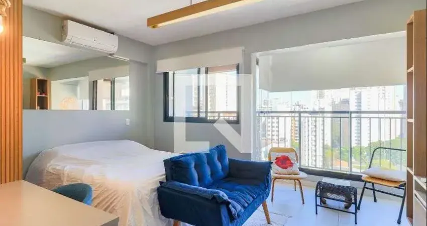 Kitnet / stúdio para aluguel - brooklin, 1 quarto,  25 m² - são paulo