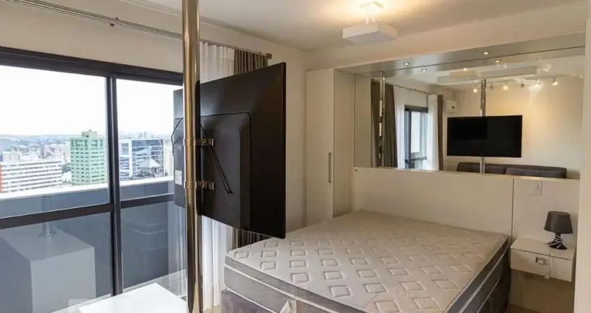 Apartamento para aluguel - centro, 1 quarto,  35 m² - curitiba