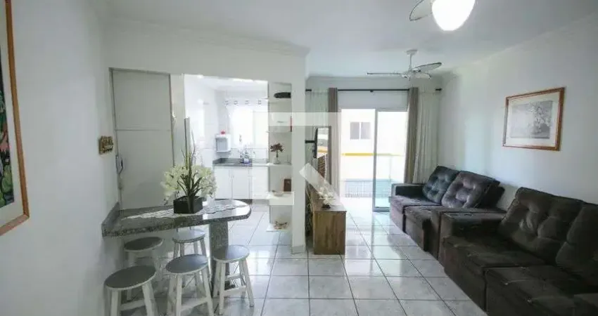 Apartamento para aluguel - vila caiçara, 1 quarto,  55 m² - praia grande