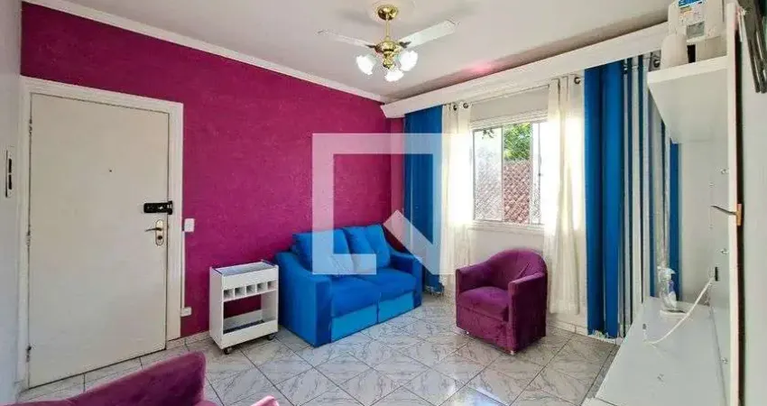 Apartamento para aluguel - boqueirão, 1 quarto,  50 m² - praia grande