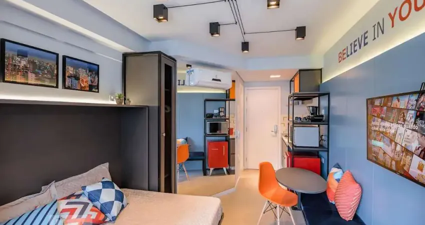 Kitnet / stúdio para aluguel - consolação, 1 quarto,  21 m² - são paulo