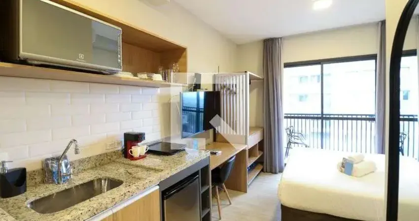 Kitnet / stúdio para aluguel - brooklin, 1 quarto,  22 m² - são paulo