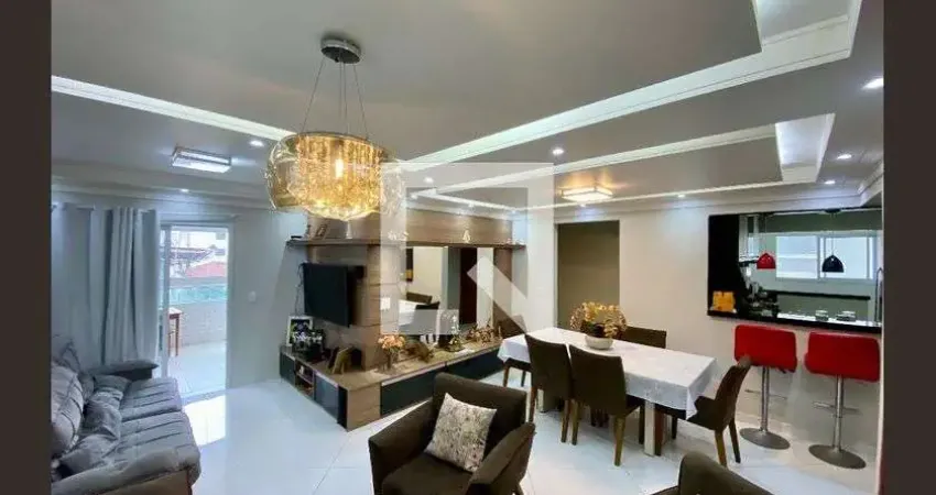 Apartamento para aluguel - guilhermina, 3 quartos,  130 m² - praia grande