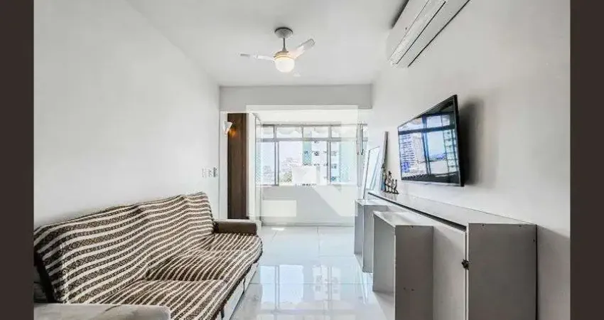 Apartamento para aluguel - ponta da praia, 1 quarto,  97 m² - santos